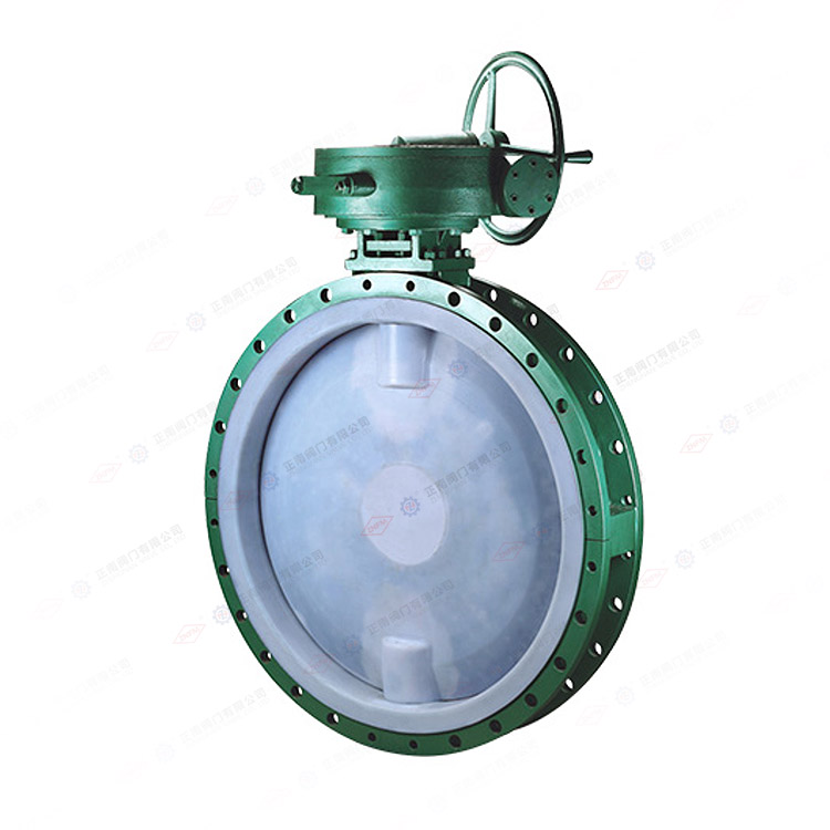 衬氟手动法兰蝶阀