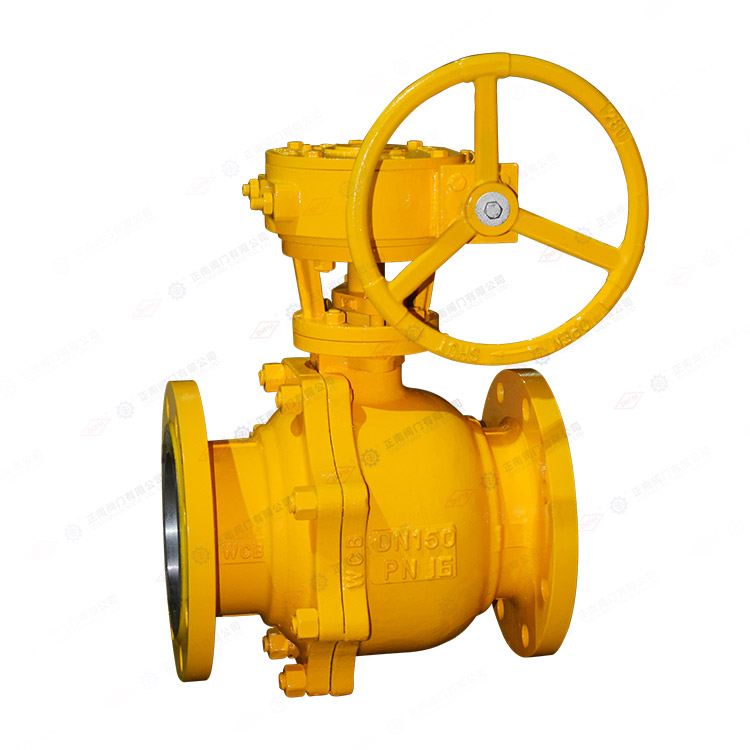 蜗轮浮动法兰球阀